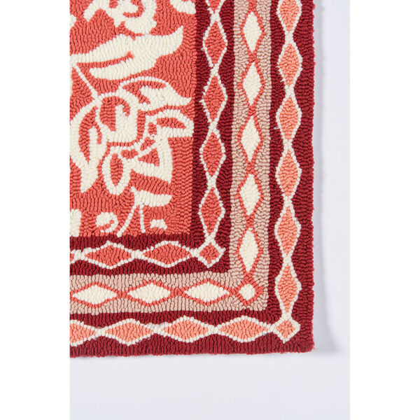 Under A Loggia Rokeby Road Red Rectangular: 8 Ft. x 10 Ft. Rug, image 4