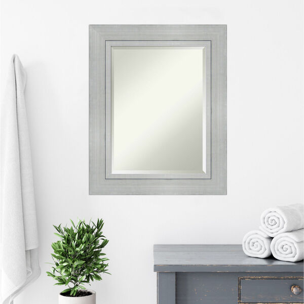Romano Silver 25W X 31H-Inch Bathroom Vanity Wall Mirror, image 6
