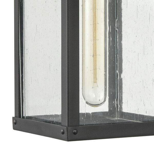Dalton Textured Black One-Light Outdoor Wall Sconce, image 6