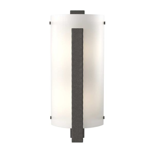 Vertical Bar Natural Iron Two-Light Wall Sconce, image 1