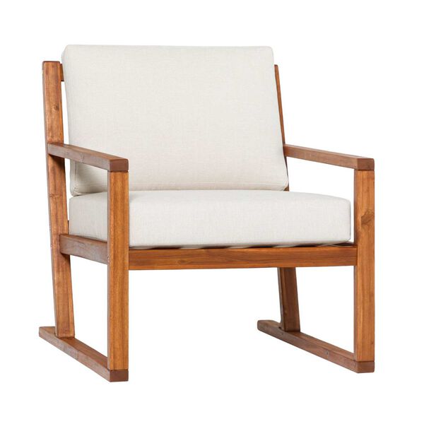Prenton Brown Outdoor Slat Back Club Chair, image 3