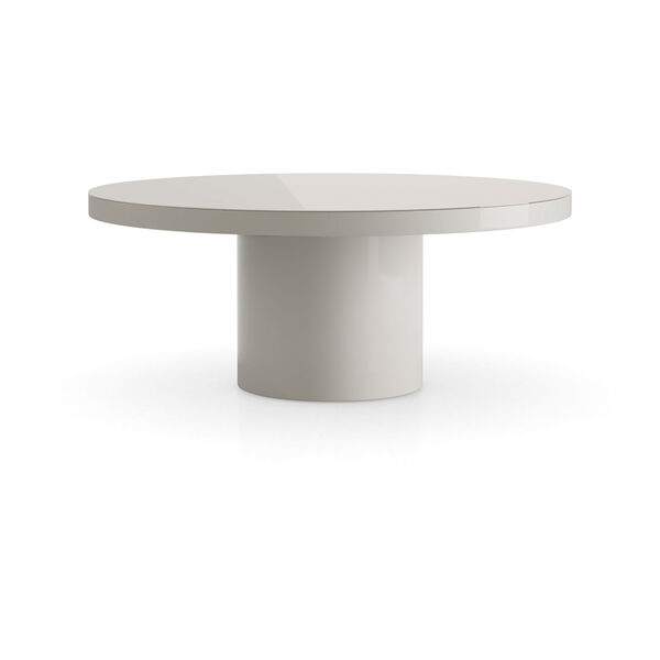 Berkeley Glossy Chateau Gray Dining Table, image 2