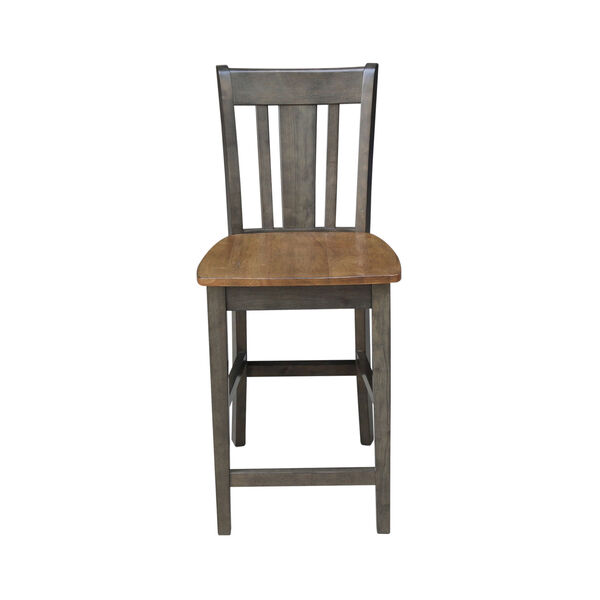 San Remo Hickory and Washed Coal Counterheight Stool, image 4