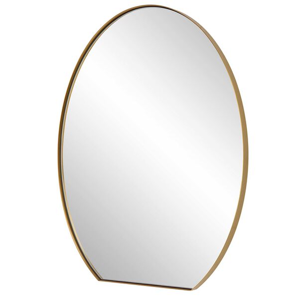 Cabell Brass Oval Mirror, image 4