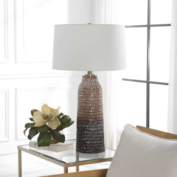 Padma Gray and White Mottled Table Lamp, image 3