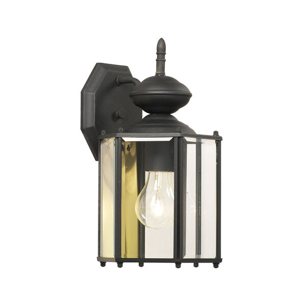Brentwood Black 13-Inch Outdoor Wall Sconce, image 1