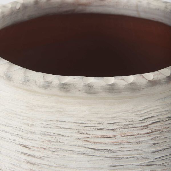 Misha Cream Ceramic Floor Vase, image 4