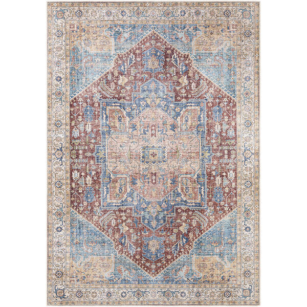 Amelie Burnt Orange Rectangle 7 Ft. 10 In. x 10 Ft. 2 In. Rugs, image 1
