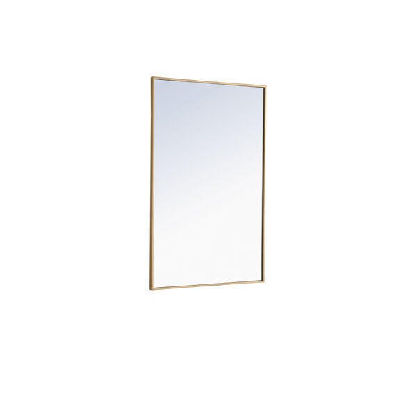 Eternity Brass 28-Inch Rectangular Mirror, image 5