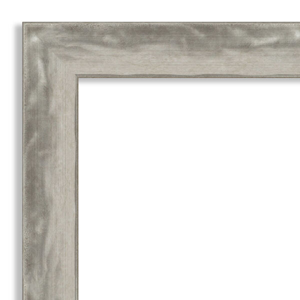 Waveline Silver Bathroom Vanity Wall Mirror, image 2