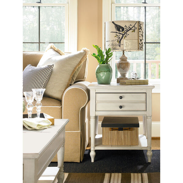 Summer Hill White End Table, image 1