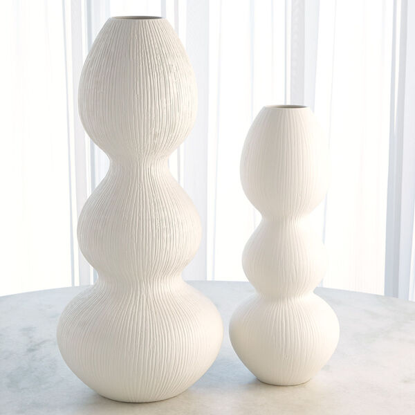 Torch White Small Vase, image 4