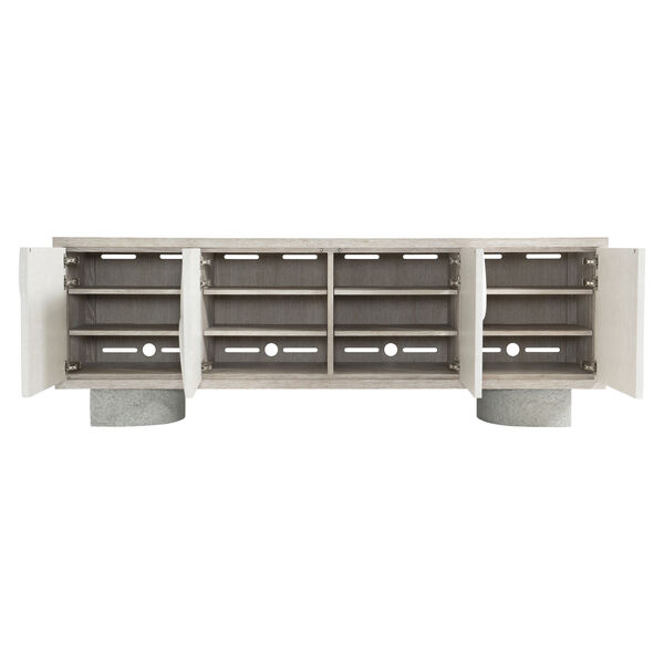 Lunula Flaxen and Sand Grey Entertainment Credenza, image 3