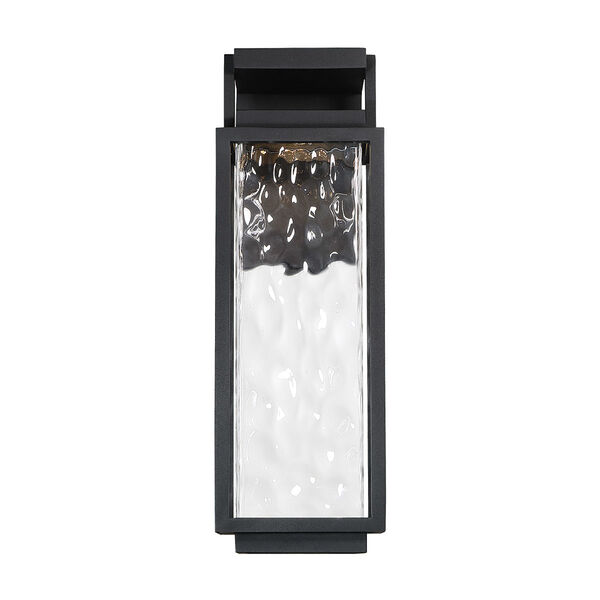 Black Eight-Inch LED ADA Outdoor Wall Light, image 2