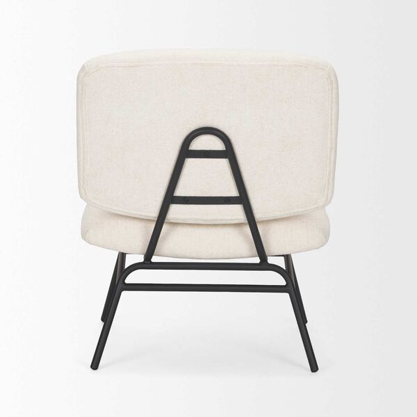 Nora Cream Fabric Accent Chair, image 5