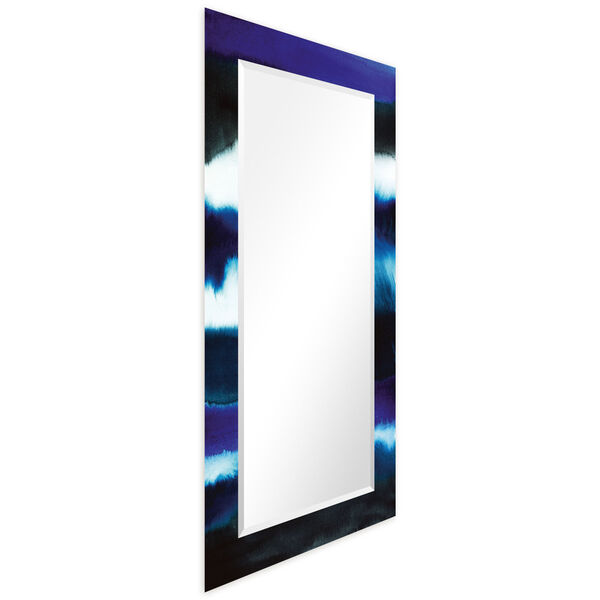 Run Off Blue 54 x 28-Inch Rectangular Beveled Wall Mirror, image 2