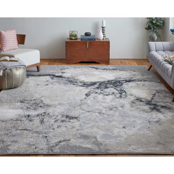 Astra Gray Ivory Rectangular 3 Ft. 11 In. x 6 Ft. Area Rug, image 3