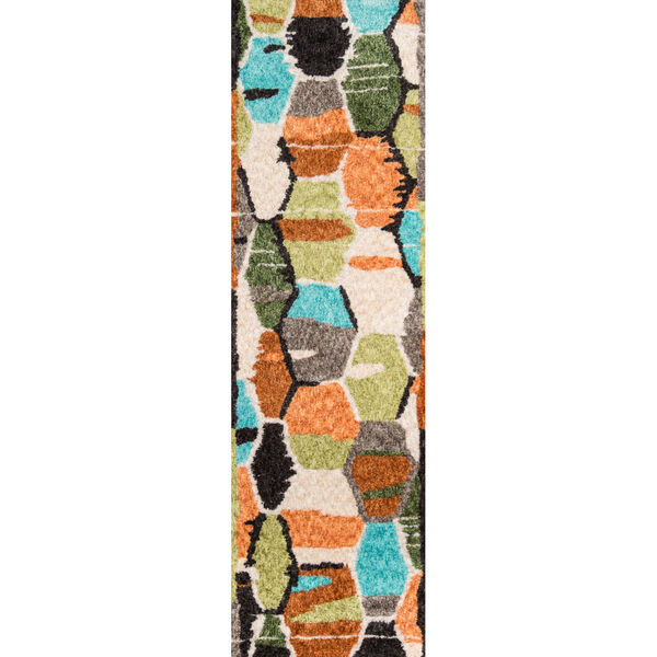 Bungalow Tiles Multicolor Rectangular: 7 Ft. 6 In. x 9 Ft. 6 In. Rug, image 6