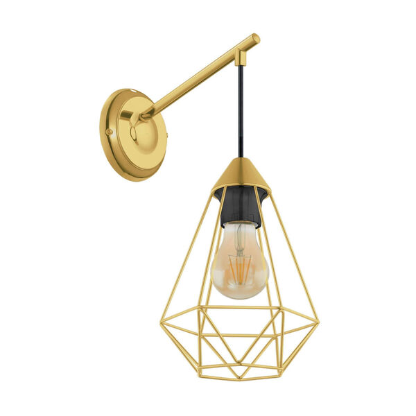 Tarbes Brushed Brass LED Wall Sconce, image 1