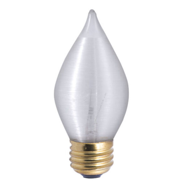 Pack of 10 Satin Incandescent C15 Standard Base 160 Lumens Light Bulbs, image 1
