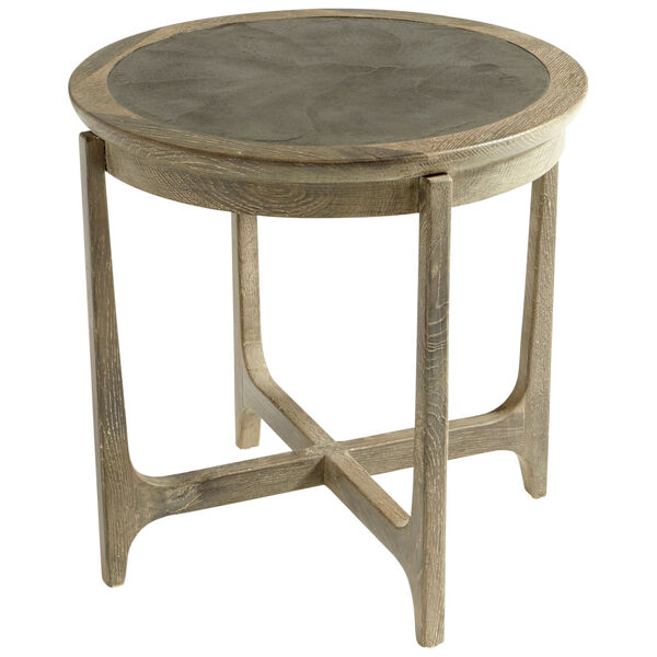 Weathered Oak Ostia Side Table, image 1