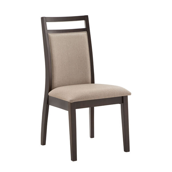 Lara Espresso and Gray Dining Chair, Set of Two, image 1