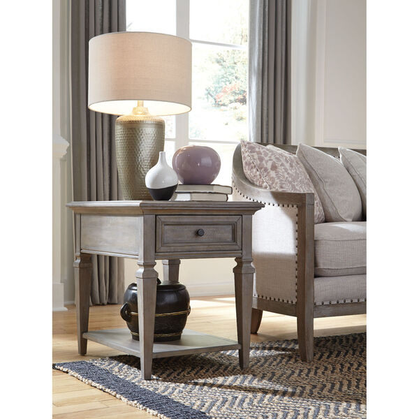 Lancaster Dove Tail Grey End Table, image 2