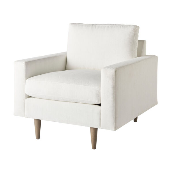 Miranda Kerr Brentwood White Lacquer Arm Chair, image 1