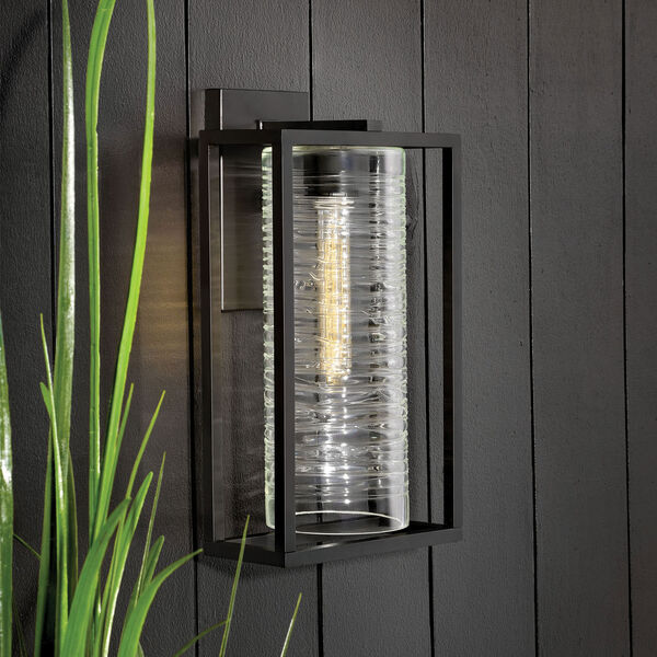 Pax Satin Black 19-Inch One-Light Outdoor Wall Sconce, image 9