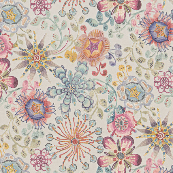 Missoni 4 Pink Magic Garden Wallpaper, image 3