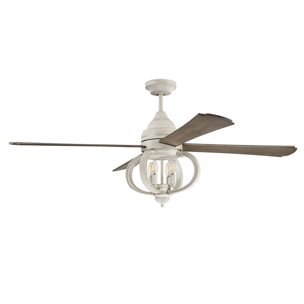Augusta Cottage White Four-Light Led 60-Inch Ceiling Fan, image 1