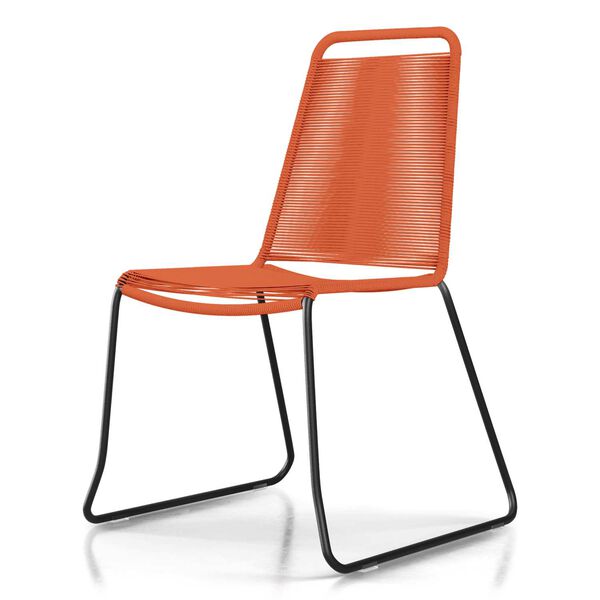 Yuma Orange Cord Chair, image 2