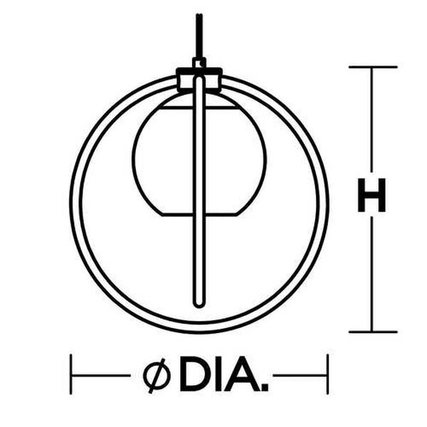 Jamie Three-Light Round Pendant, image 3