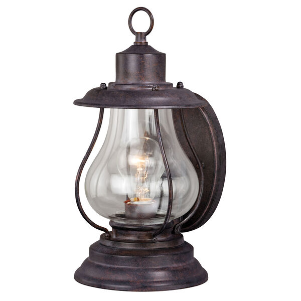 Dockside Six-Inch Weathered Patina One-Light Outdoor Wall Sconce, image 1
