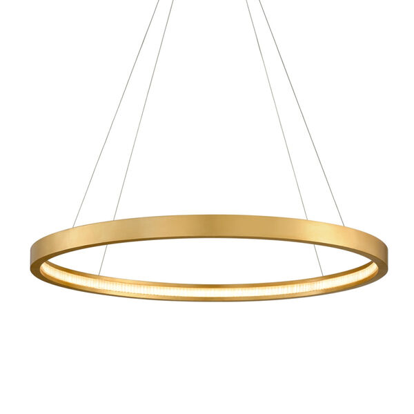Jasmine Gold Three-Inch Adjustable LED Pendant, image 1