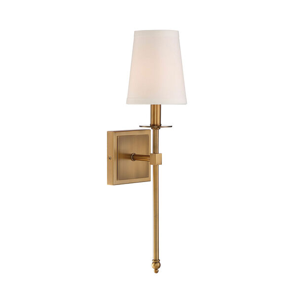 Linden Warm Brass Five-Inch One-Light Wall Sconce, image 1