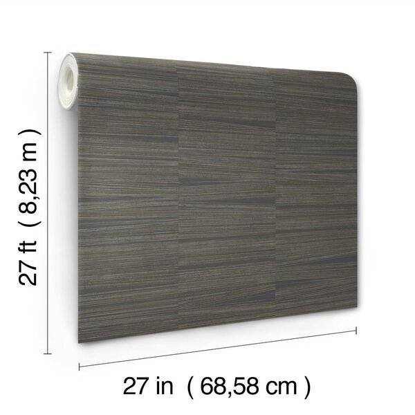 Line Stripe Charcoal Wallpaper, image 5