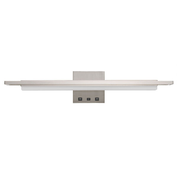 Newry Brushed Steel LED Wall Sconce, image 3