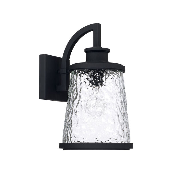 Tory Black Eight-Inch One-Light Outdoor Wall Lantern, image 1