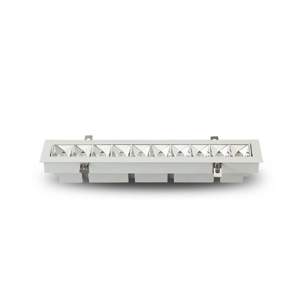 Rubik White 10-Light Adjustable LED Recessed Downlight, image 5