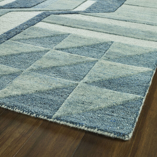 Alzada Blue Hand-Tufted 5Ft. x 7Ft. 9In Rectangle Rug, image 2