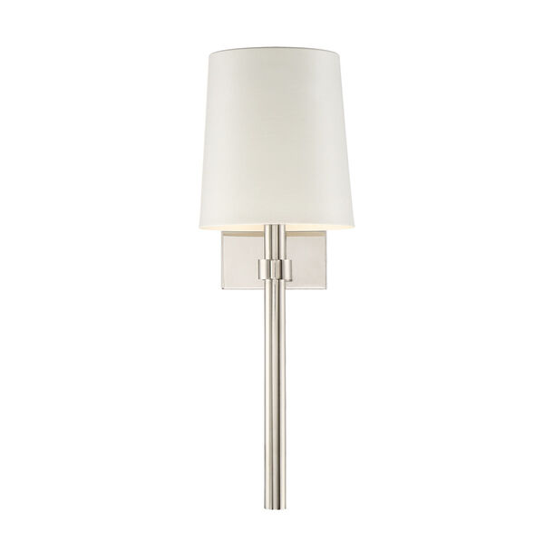 Bromley Polished Nickel One-Light Wall Sconce, image 2