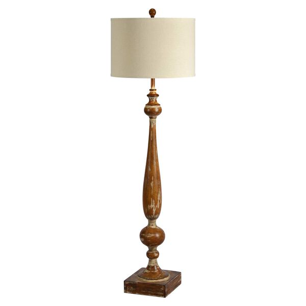 Myra Medium Brown One-Light Floor Lamp, image 1