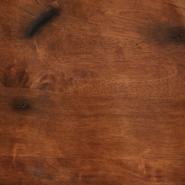 Natalee Reclaimed Barnwood and Black V-Frame Side Table, Set of Two, image 6