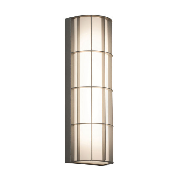 Broadway Textured Grey Three-Inch LED Sconce, image 1