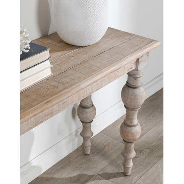 Kinsey White and Beige Console Table, image 2