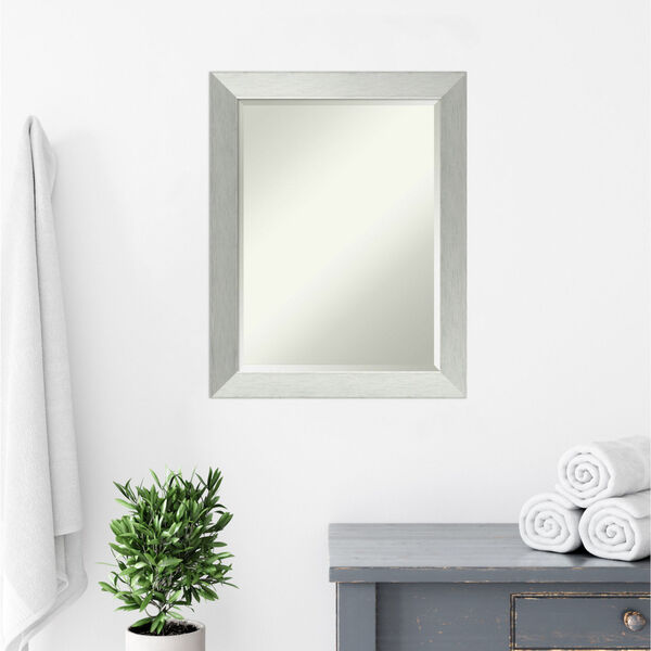 Silver 22W X 28H-Inch Bathroom Vanity Wall Mirror, image 3