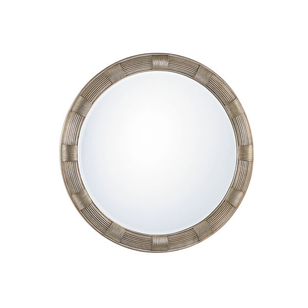 Laurel Canyon Gold Beverly Round Mirror, image 1