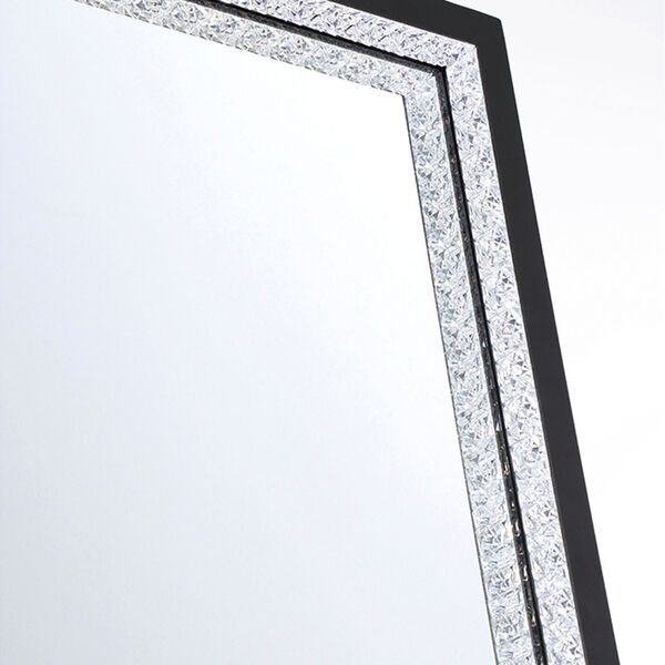 Cerissa Black 22-Inch LED Rectangle Wall Mirror, image 6