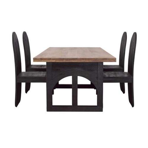 Gateway II Natural Black Cassius Dining Table, image 5